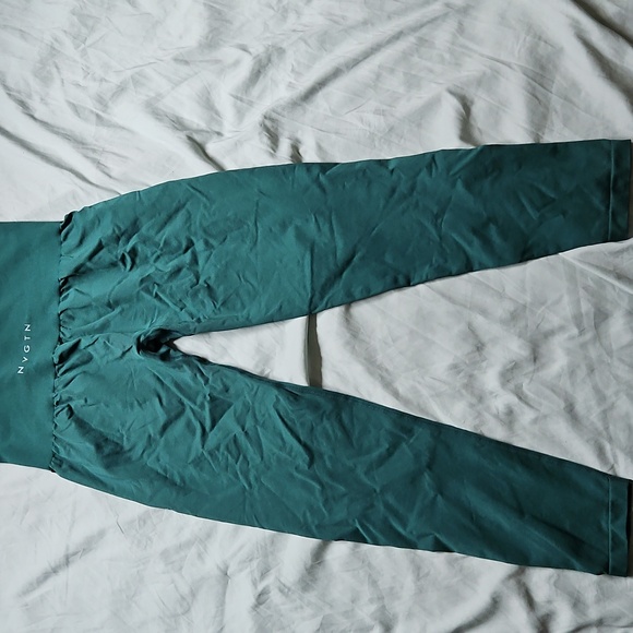 NVGTN Teal High-Waisted Leggings With Tummy Control Pannel, size XL - Picture 7 of 7